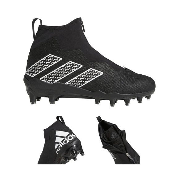Adidas Nasty 2.0 Black & White Football Cleats GV8309 - Picture 1 of 8